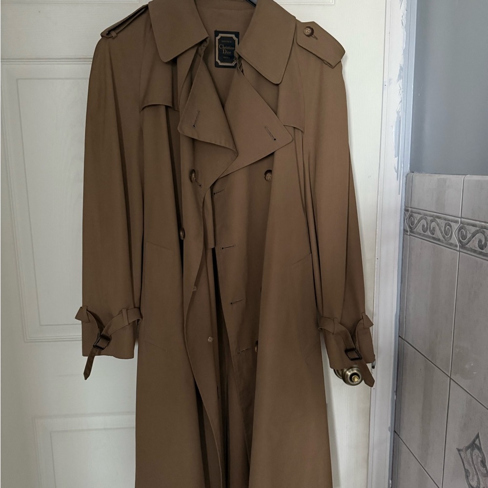 Dior Brown Trench Coat